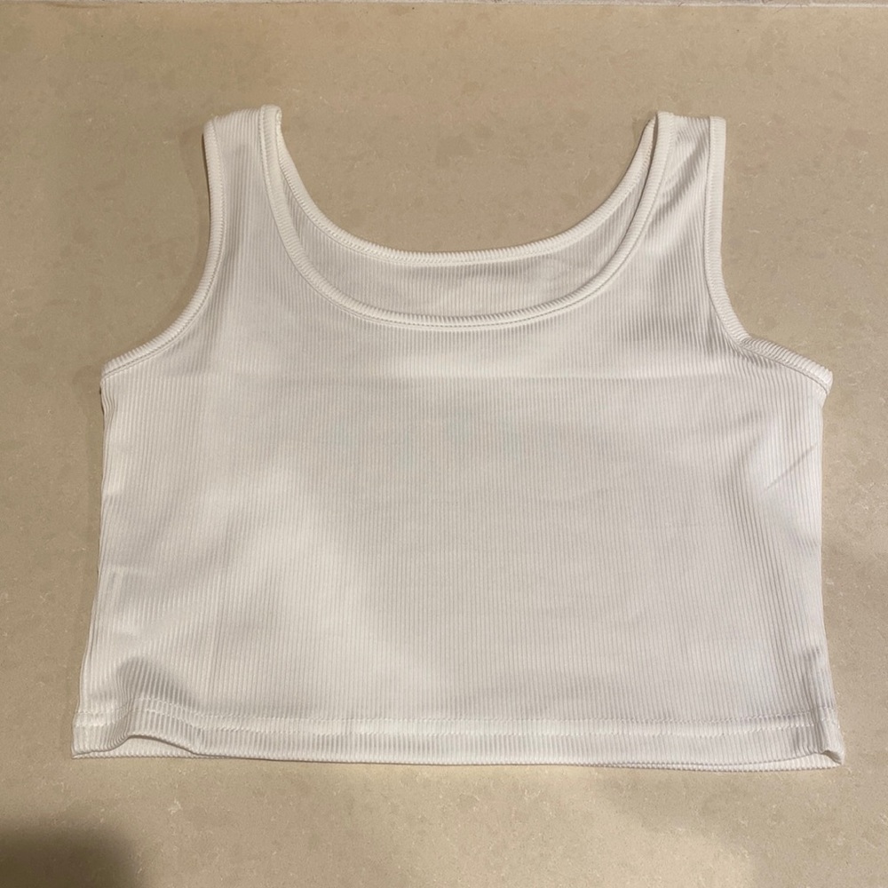 Brand New Never Worn White Tank Top